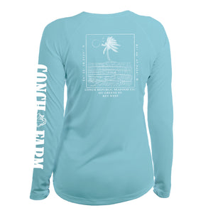 Ladies Crewneck Solar Palm