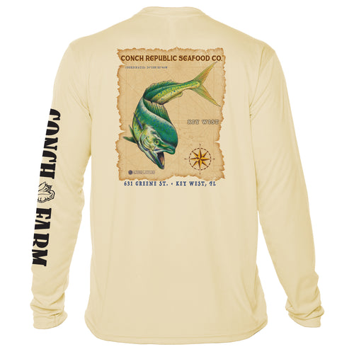 PIRATE'S LIFE BRAND FISHING/BOATING LONG SLEEVE QUICK DRY UV